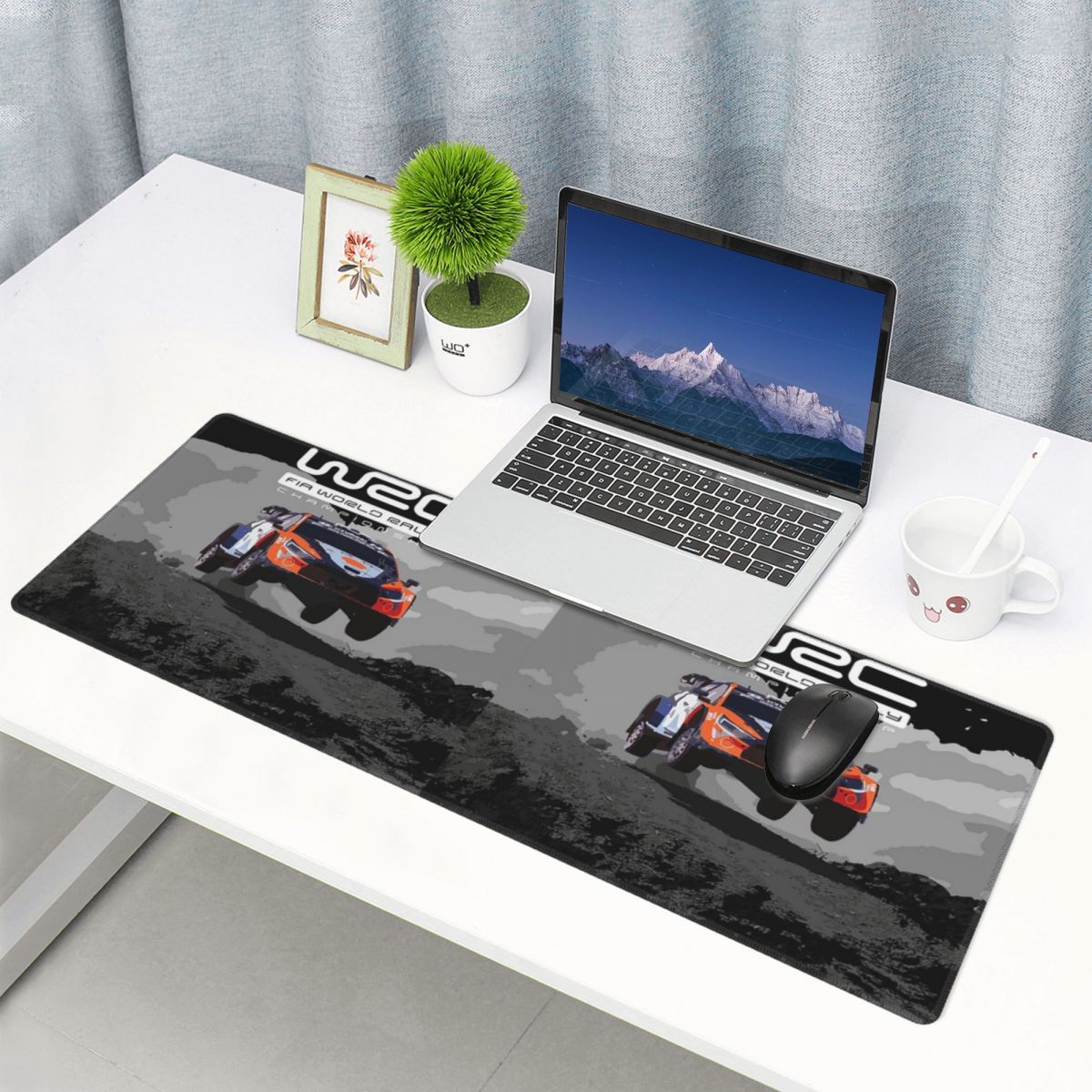 Laptop Accessories World - แผ่นรองเมาส์ขนาดใหญ่ World Rally Championship WRC สำหรับเกมเมอร์