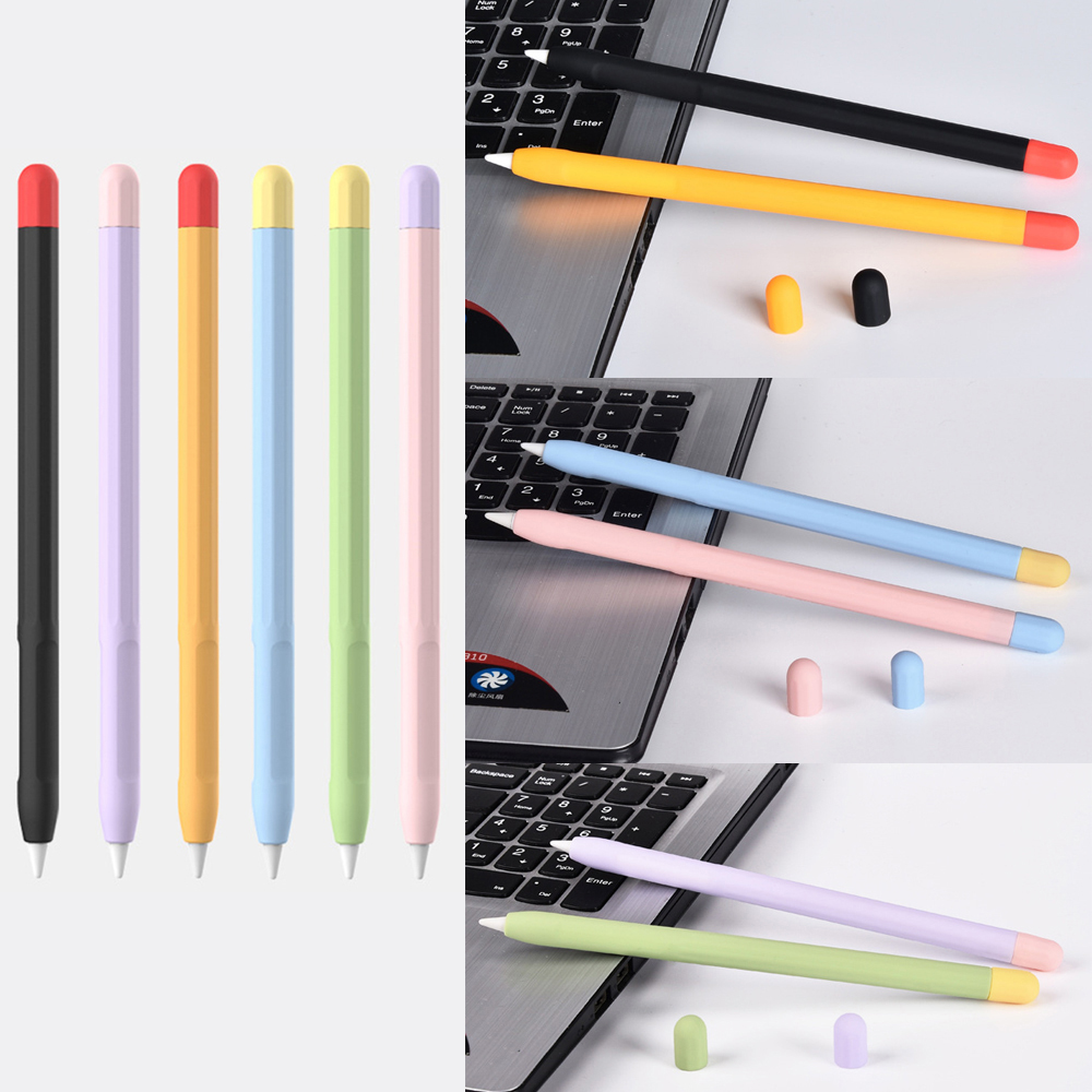 Laptop Accessories Protector - สําหรับ Apple ดินสอ 2 กรณีฝาครอบป้องกันซิลิโคนแท็บเล็ตดินสอแบบพกพา Touch