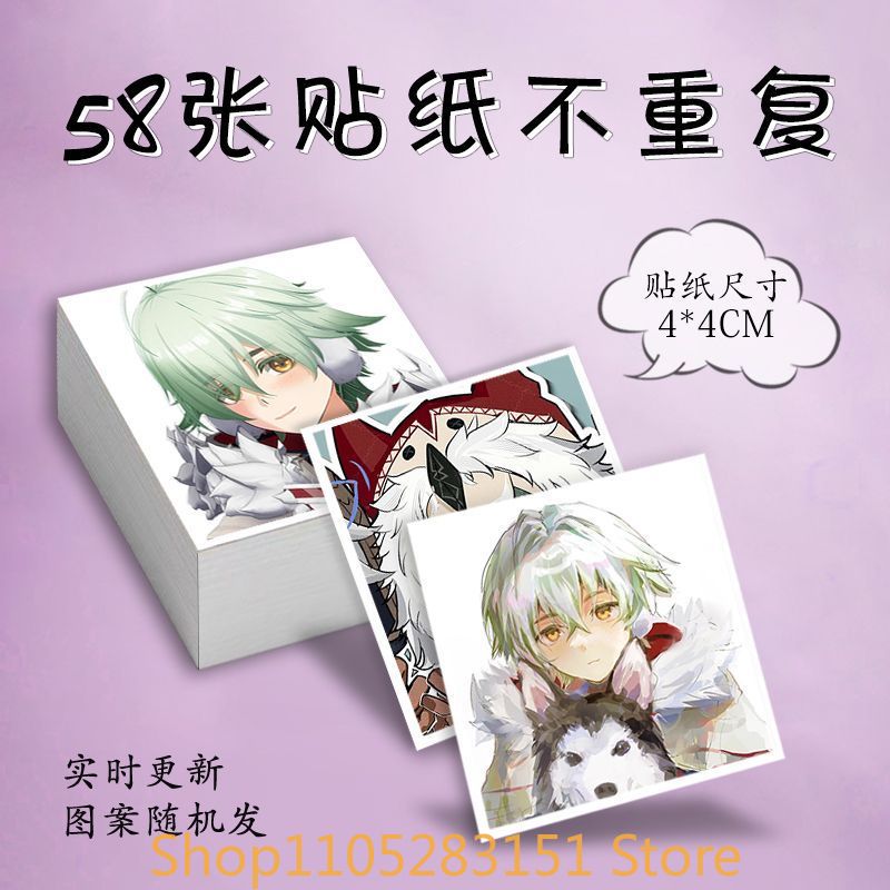 Accessories Laptop - สติ๊กเกอร์คอสเพลย์อะลิโอชาจากเกม Genshin Impact ลายการ์ตูนน่ารัก สำหรับตกแต่งกระเป๋าเดินทาง แล็ปท็อป