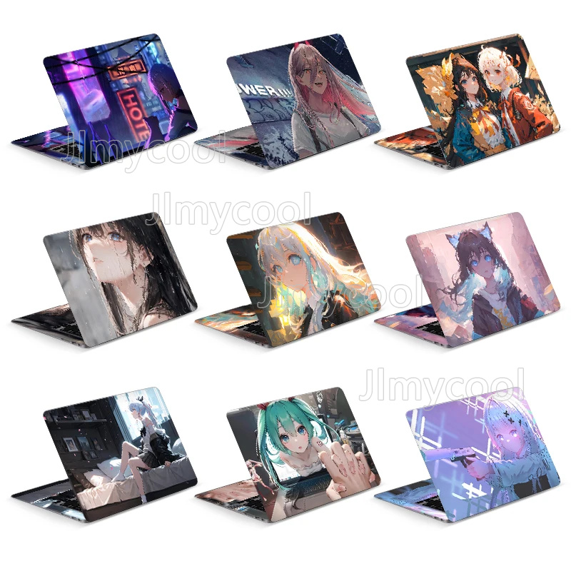 Laptop Accessories Protector - สติกเกอร์ตกแต่งแล็ปท็อปลายอนิเมะ DIY ขนาด 15-15.6 นิ้ว สำหรับ