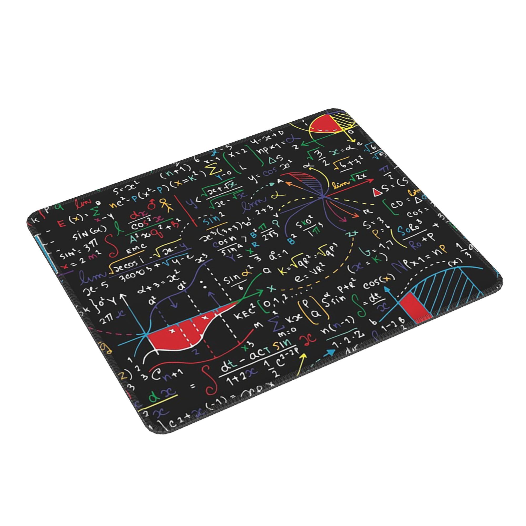Laptop Accessories World - โลกน่าทึ่งของคณิตศาสตร์แผ่นรองเมาส์คีย์บอร์ดคอมพิวเตอร์แผ่นรองเม้าส์เกมเมอร์พีซีแล็ปท็อปโต๊ะอุปกรณ์สำนักงานแผ่นรองโต๊ะ