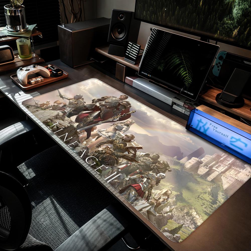Laptop Accessories Bundle - แผ่นรองเมาส์เกม L-Lineage 2 XXL อุปกรณ์เสริมคอมพิวเตอร์ แป้นพิมพ์ขนาดใหญ่