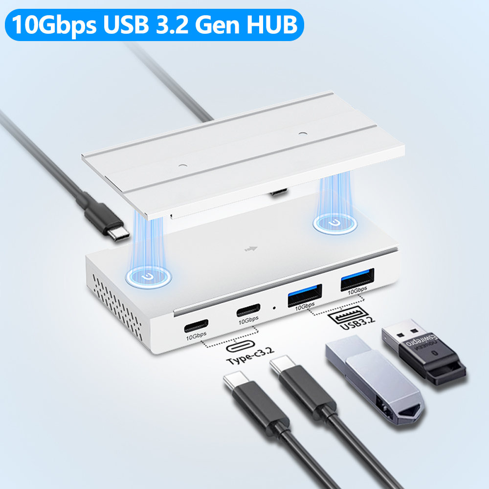 Laptop Accessories For Programmers - 10Gbps USB3.2 Gen2 HUB โต๊ะ USB