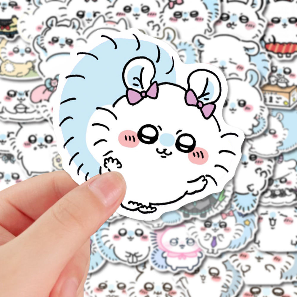 Laptop Accessories Cute - สติกเกอร์ 54 ชิ้น ลายหนูบิน/กระรอกบิน น่ารักการ์ตูนสุดคิวท์ โมโมกะ
