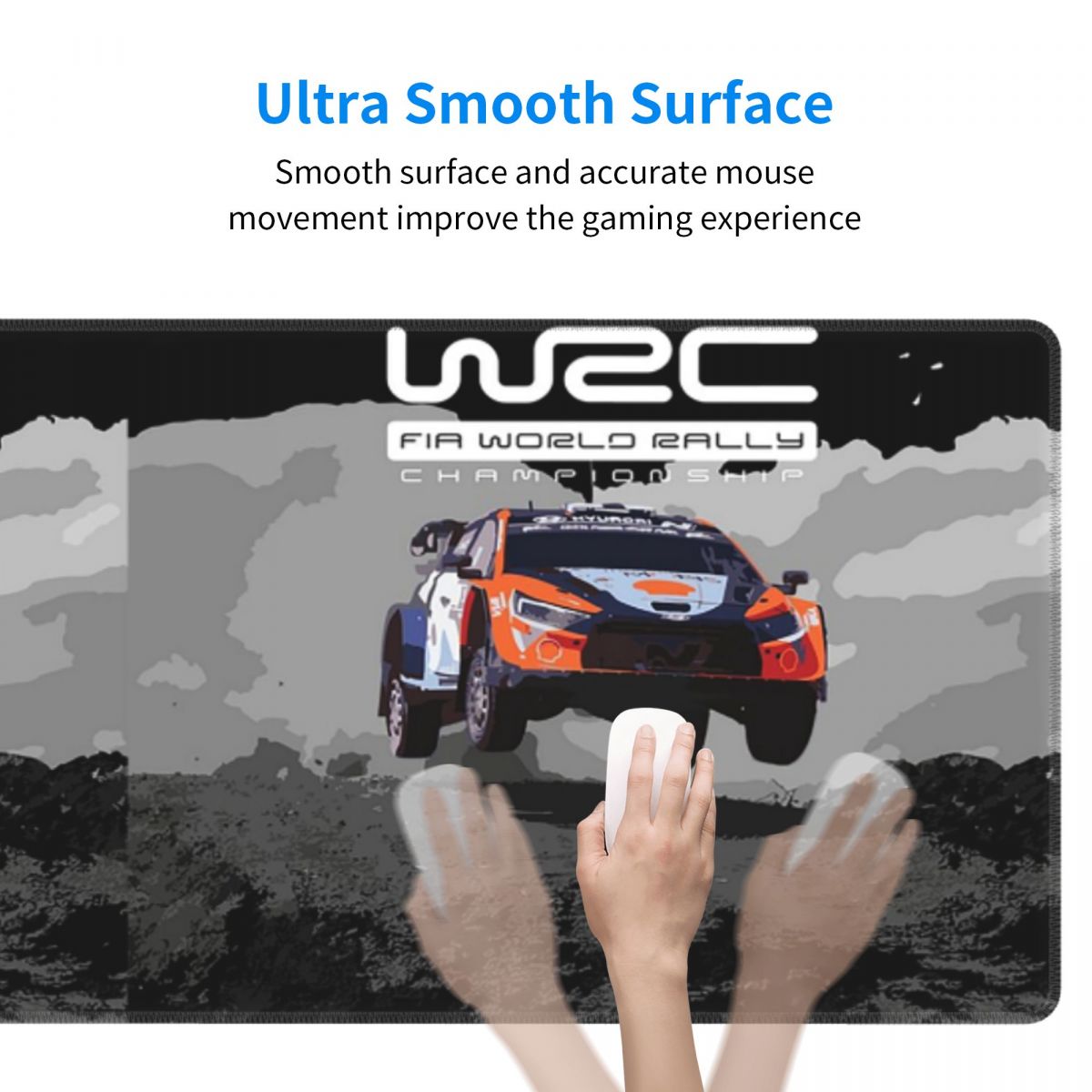แผ่นรองเมาส์ขนาดใหญ่ World Ral - Laptop Accessories World บทวิจารณ์และราคา