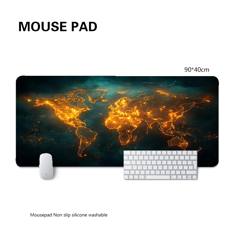 แผ่นรองเมาส์ แผนที่โลก แผ่นรอง - Laptop Accessories World บทวิจารณ์และราคา