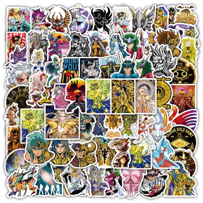 101 ชิ้นเซนต์เซย่าอะนิเมะสติกเ - Accessories Laptop บทวิจารณ์และราคา