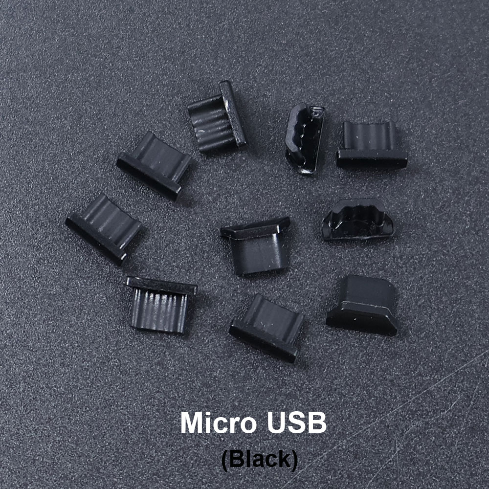 JCD 10 ชิ้นซิลิโคน Type-C Micr - Laptop Accessories Protector บทวิจารณ์และราคา
