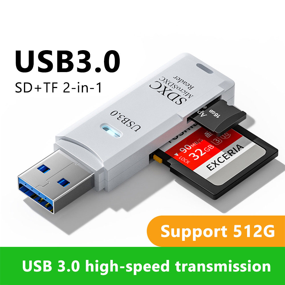2 อิน 1 ยูเอสบี 3.0 เครื่องอ่า - Laptop Accessories For Programmers บทวิจารณ์และราคา