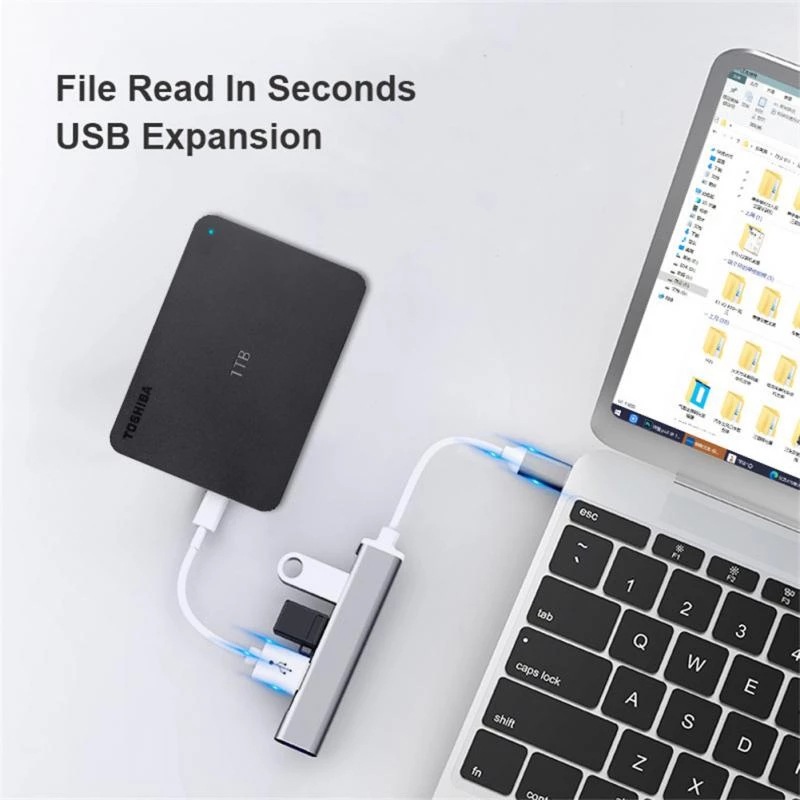ฮับขยายพอร์ต Type-C 4-in-1 ฮับ - Laptop Accessories For Programmers บทวิจารณ์และราคา