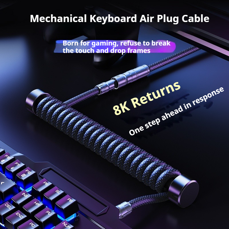 สายคีย์บอร์ดแบบขดยาว 1.2 ม. US - Laptop Accessories For Programmers บทวิจารณ์และราคา
