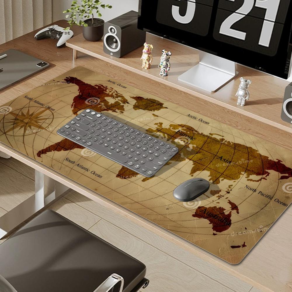 แผ่นรองเมาส์ลายแผนที่โลก แผ่นร - Laptop Accessories World บทวิจารณ์และราคา