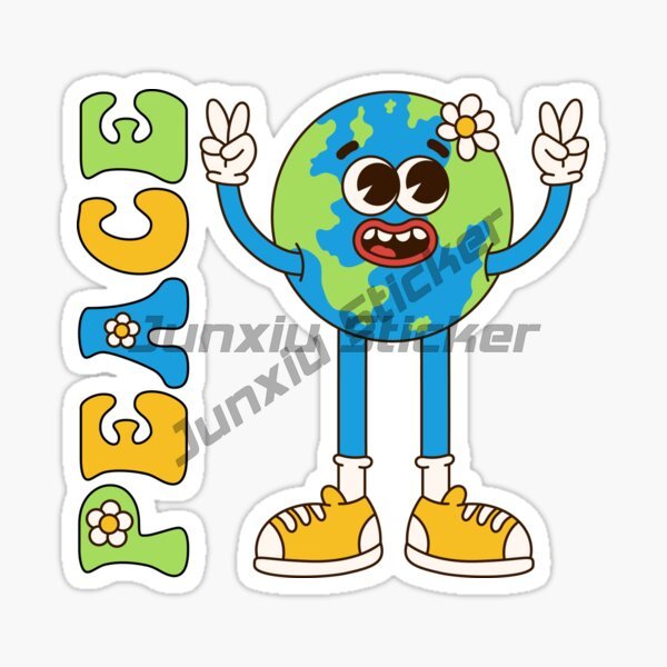 สติกเกอร์ AN IDEA WORLD PEACE  - Laptop Accessories World บทวิจารณ์และราคา